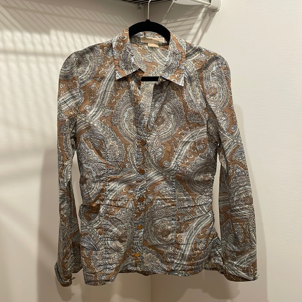 Michael Kors button down top size 6